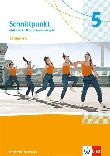 Buchcover und Innenansicht für das Buch: Schnittpunkt Mathematik 5. Förderheft mit Lösungsheft Klasse 5