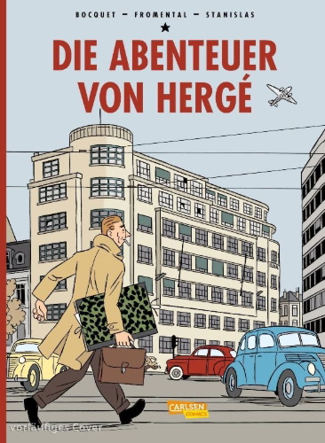Buchcover und Innenansicht für das Buch: Les Aventures d´Hergé