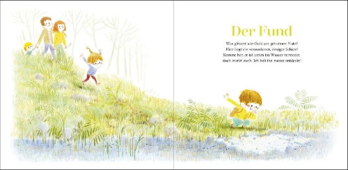 Buchcover und Innenansicht für das Buch: Les petits trésors