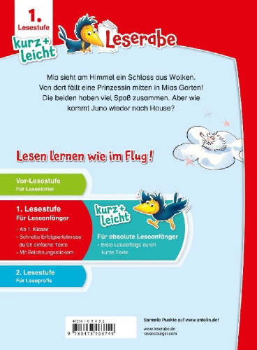 Buchcover und Innenansicht für das Buch: Leserabe 1. Lesestufe Kurz und leicht - Eine Prinzessin im Apfelbaum