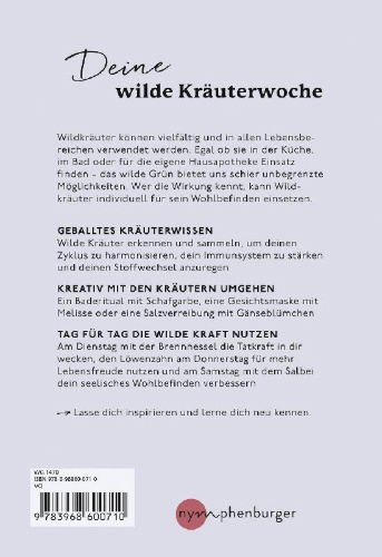 Buchcover und Innenansicht für das Buch: 7 Minuten Kräuterkraft