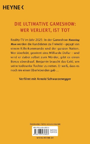 Buchcover und Innenansicht für das Buch: The Running Man