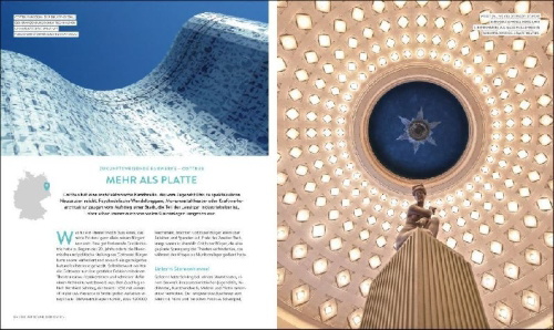 Buchcover und Innenansicht für das Buch: Secret Places Deutschland mit dem Wohnmobil