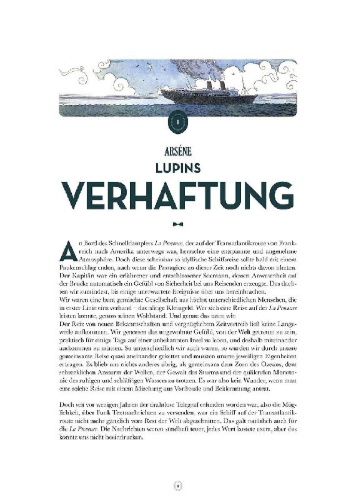 Buchcover und Innenansicht für das Buch: Arsène Lupin - Der Gentleman-Dieb