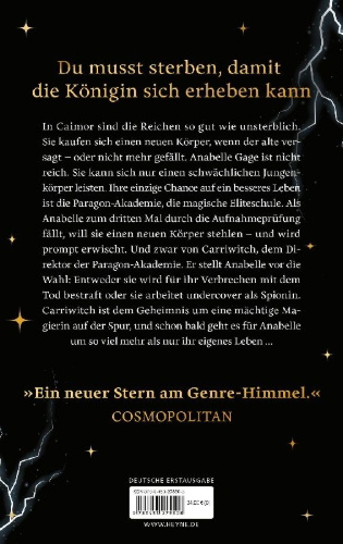 Buchcover und Innenansicht für das Buch: Queen of Faces Book 1