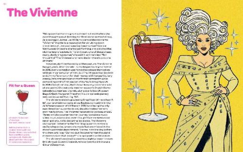 Buchcover und Innenansicht für das Buch: Category Is: Cocktails!  - Mixed Drinks Inspired By Legendary Drag Performers