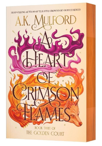 Buchcover und Innenansicht für das Buch: A Heart of Crimson Flames