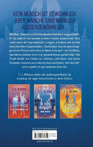 Buchcover und Innenansicht für das Buch: The Extraordinaries - Flash Fire Book 2