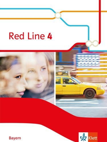 Buchcover und Innenansicht für das Buch: Red Line 4. Ausgabe Bayern. Schulbuch Klasse 8