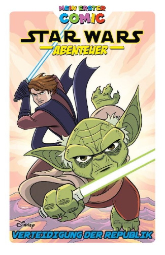 Buchcover und Innenansicht für das Buch: US Star Wars Adventures Vol. 8: Defend the Republic