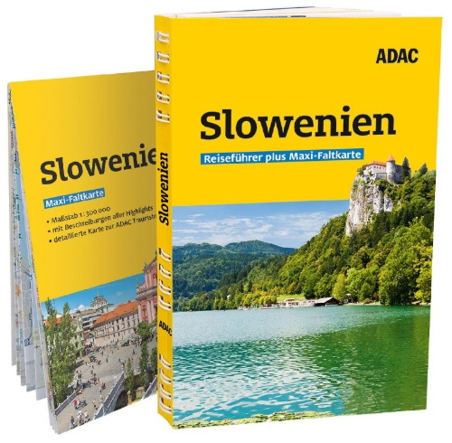 Buchcover und Innenansicht für das Buch: ADAC Reiseführer plus Slowenien