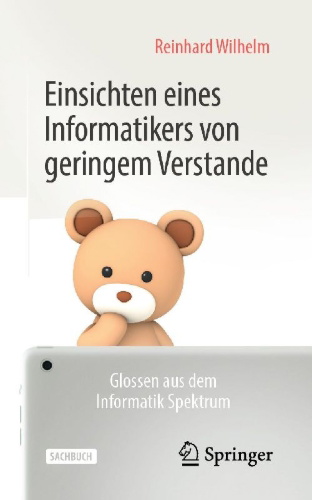 Buchcover und Innenansicht für das Buch: Einsichten eines Informatikers von geringem Verstande