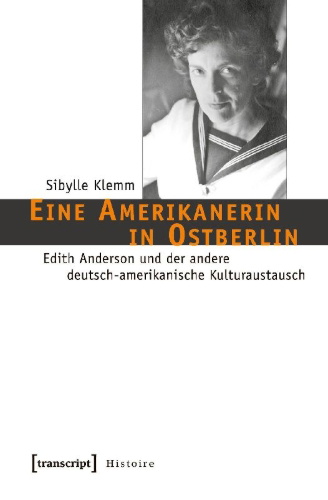Buchcover und Innenansicht für das Buch: Eine Amerikanerin in Ostberlin
