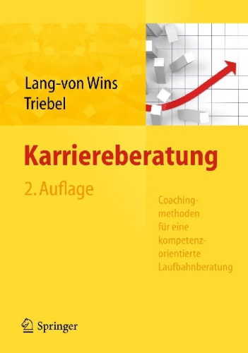Buchcover und Innenansicht für das Buch: Karriereberatung