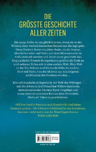 Buchcover und Innenansicht für das Buch: The Black Shield Maiden
