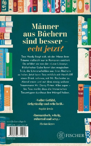 Buchcover und Innenansicht für das Buch: The Love Library
