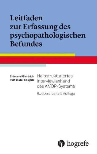 Buchcover und Innenansicht für das Buch: Leitfaden zur Erfassung des psychopathologischen Befundes