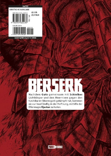 Buchcover und Innenansicht für das Buch: Berserk: Ultimative Edition 19