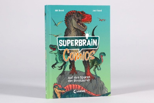 Buchcover und Innenansicht für das Buch: Science Comics Dinosaurs