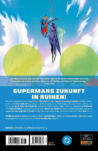 Buchcover und Innenansicht für das Buch: Adventures of Superman: Book of El #1-#6