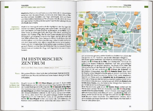 Buchcover und Innenansicht für das Buch: Baedeker Reiseführer Madrid