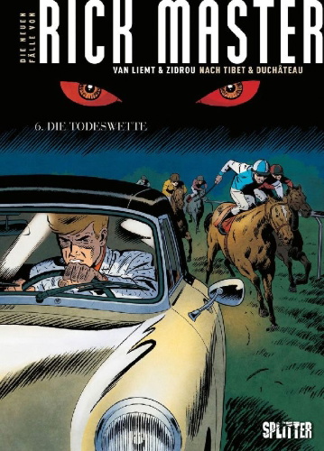 Buchcover und Innenansicht für das Buch: Die neuen Fälle des Rick Master. Band 6