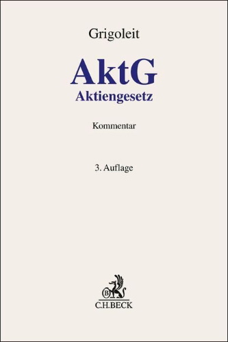 Buchcover und Innenansicht für das Buch: Aktiengesetz. AktG