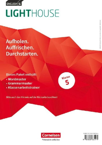 Buchcover und Innenansicht für das Buch: English G Lighthouse Band 1: 5. Schuljahr - Arbeitshefte Wordmaster, Grammarmaster und Klassenarbeitstrainer (Im Paket)