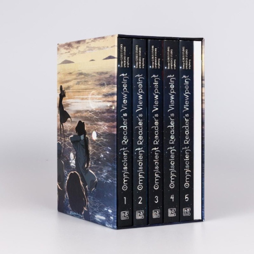 Buchcover und Innenansicht für das Buch: Omniscient Reader's Viewpoint - Bände 1-5 im limitierten Sammelschuber mit Extras