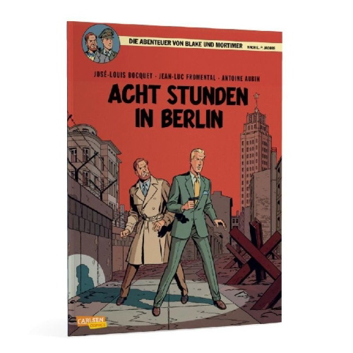 Buchcover und Innenansicht für das Buch: Huit Heures à Berlin