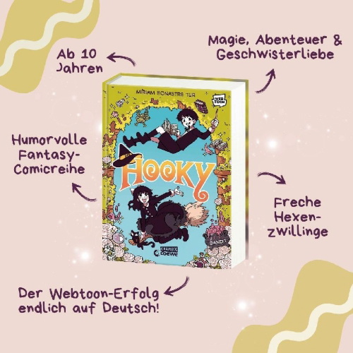 Buchcover und Innenansicht für das Buch: Hooky