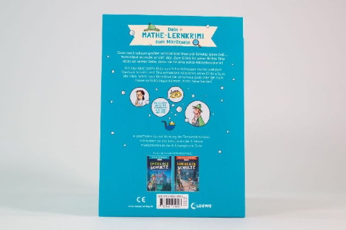 Buchcover und Innenansicht für das Buch: Mathe-Lernkrimi - Sherlock Schultz und die verschwundene Gräfin