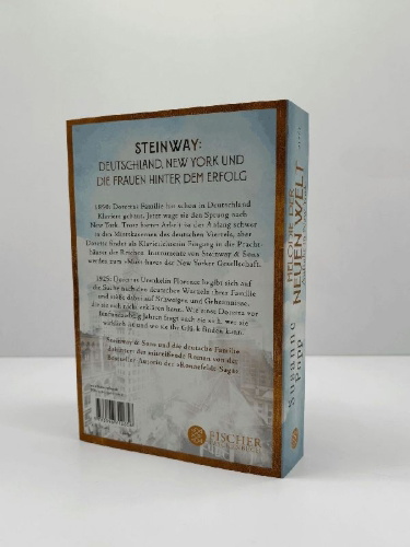 Buchcover und Innenansicht für das Buch: Melodie der neuen Welt - Auftakt in New York