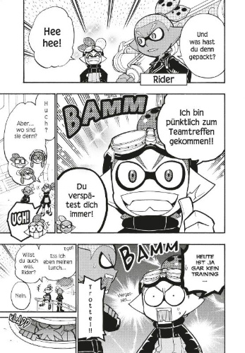 Buchcover und Innenansicht für das Buch: Splatoon