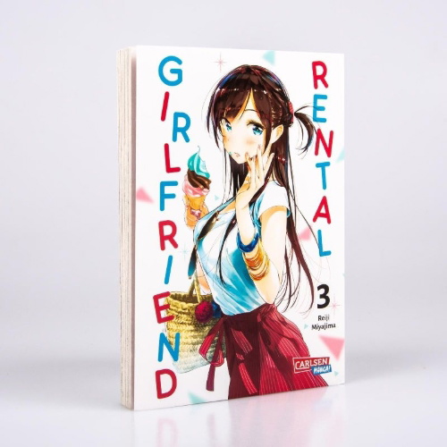 Buchcover und Innenansicht für das Buch: Kanojo, okarishimasu