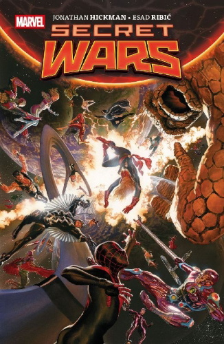 Buchcover und Innenansicht für das Buch: Secret Wars (2015)