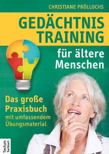 Buchcover und Innenansicht für das Buch: Gedächtnistraining für ältere Menschen
