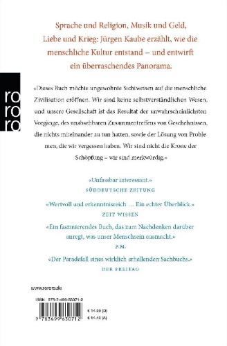 Buchcover und Innenansicht für das Buch: Die Anfänge von allem