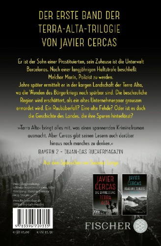 Buchcover und Innenansicht für das Buch: Terra Alta