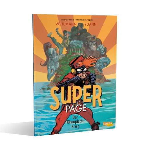 Buchcover und Innenansicht für das Buch: La Guerre Olympique