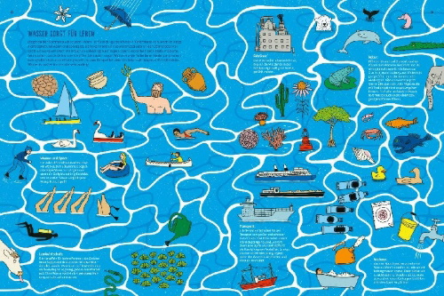 Buchcover und Innenansicht für das Buch: Het Groete Waterboek