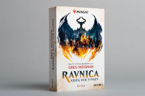Buchcover und Innenansicht für das Buch: War of the Spark: Ravnica (MAGIC(TM): The Gathering, Book 1)