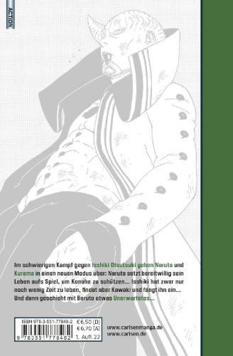 Buchcover und Innenansicht für das Buch: Boruto: Naruto next Generations