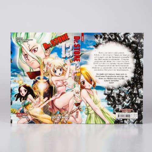 Buchcover und Innenansicht für das Buch: Dr. Stone