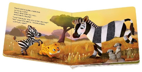 Buchcover und Innenansicht für das Buch: Play+ Are you a lion like me?
