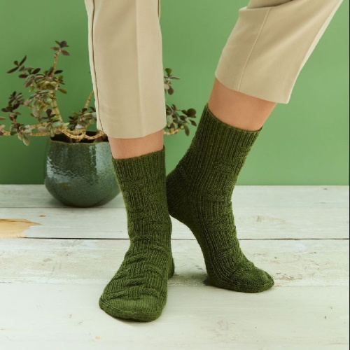 Buchcover und Innenansicht für das Buch: Aktion: Grüne Socke! - Das Strickbuch