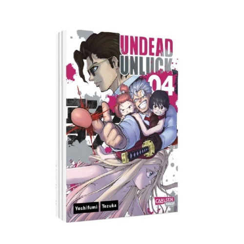 Buchcover und Innenansicht für das Buch: Undead Unluck