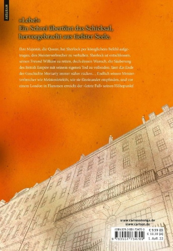 Buchcover und Innenansicht für das Buch: Yuukoku no Moriarty