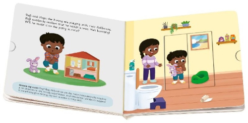 Buchcover und Innenansicht für das Buch: Play+ Me and My Day: Daily Care