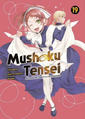 Buchcover und Innenansicht für das Buch: Mushoku Tensei - In dieser Welt mach ich alles anders 19